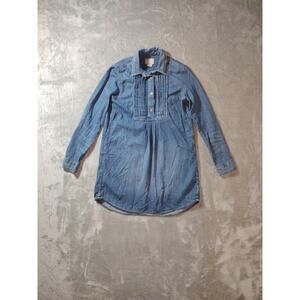 Polo Ralph Lauren Girl's Size 12 Denim Cotton Shirt Dress